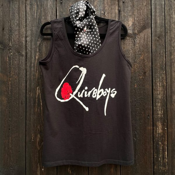 Quireboys – Wardour Street Autumn Tour ‘24 – Ladies Vest (black)
