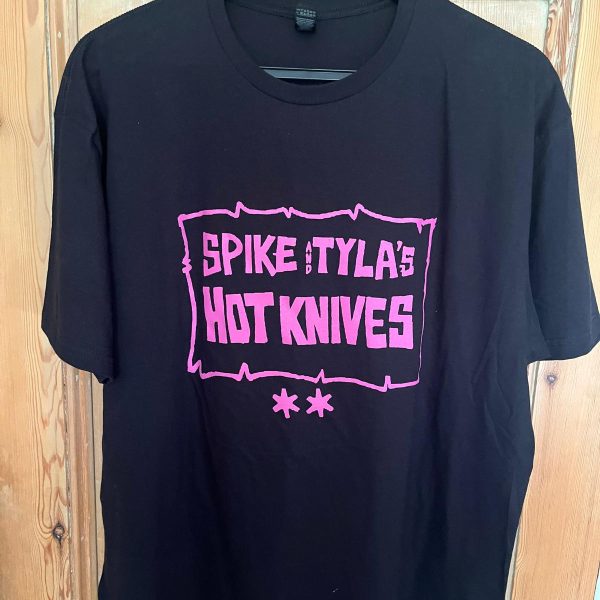 Spike & Tyla's Hot Knives - 30th Anniversary - T-Shirt (black)