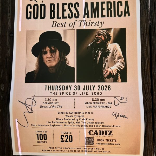 Thirsty Quireboys Poster *Signed*